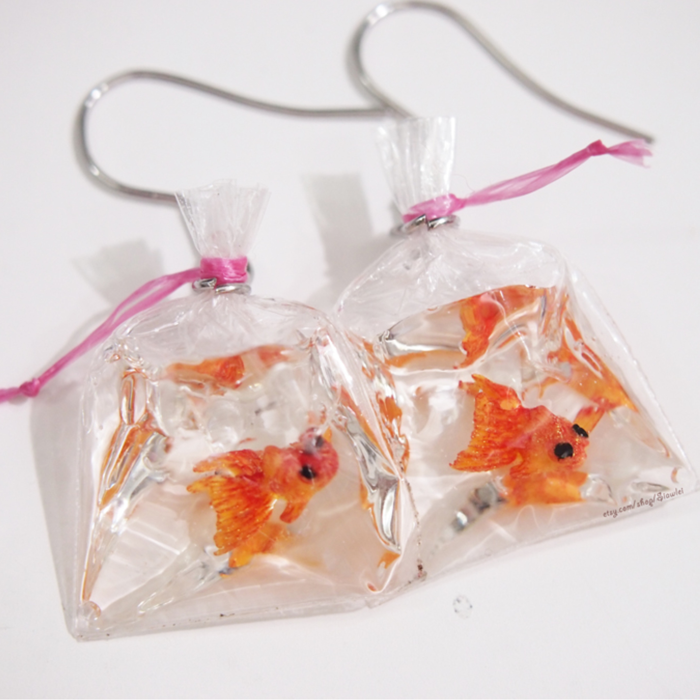 Jewelry-Fish Earrings waterproof and non toxic