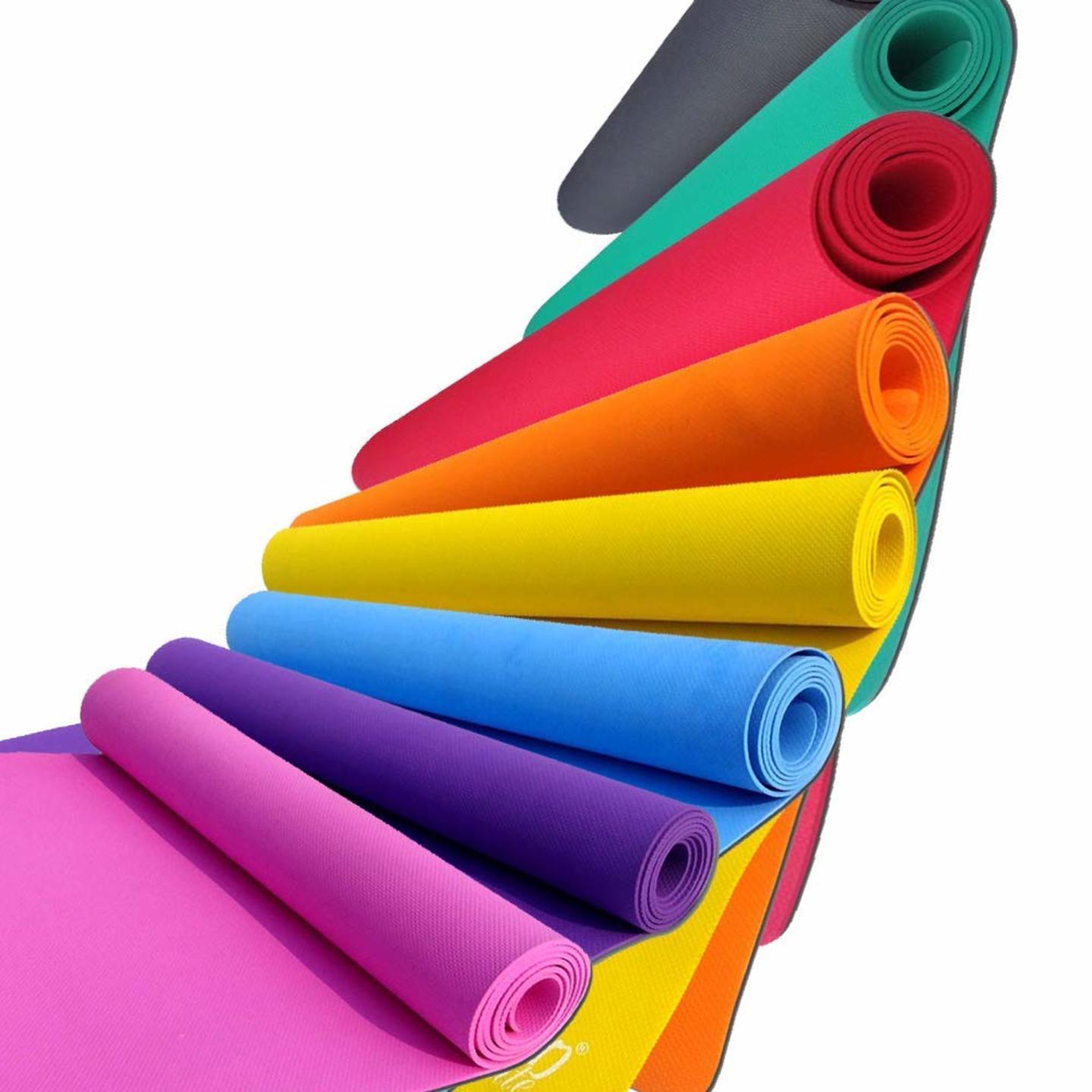 Handtex home Yoga and Exercise mat of 4mm Multicolour Yoga Mat