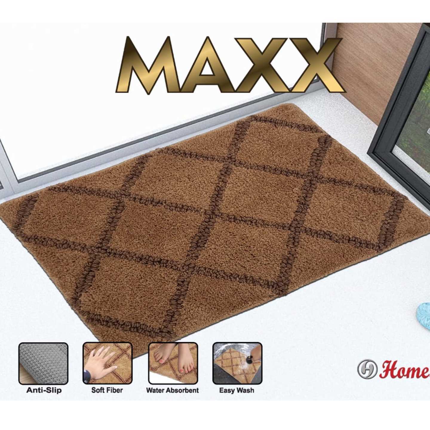 Handtex Home Anti Slip Microfiber Designer Bathmat 40x60cm Pack of 1