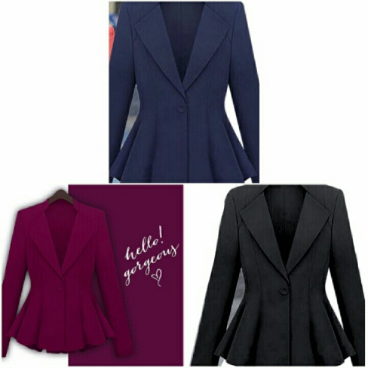 A perfect office wear frill blazers 
 
