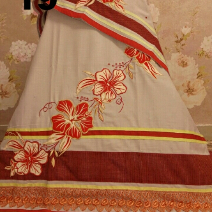 beautiful embroidery done causal Ridas
