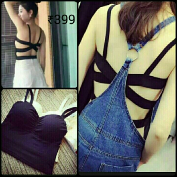 ➡ BACK CROSS STRIPE BELT BRA
➡ WITH PADDED
➡ FREE SIZE MAX FIT 36
➡ BLACK AND WHITE COLOUR
➡ 