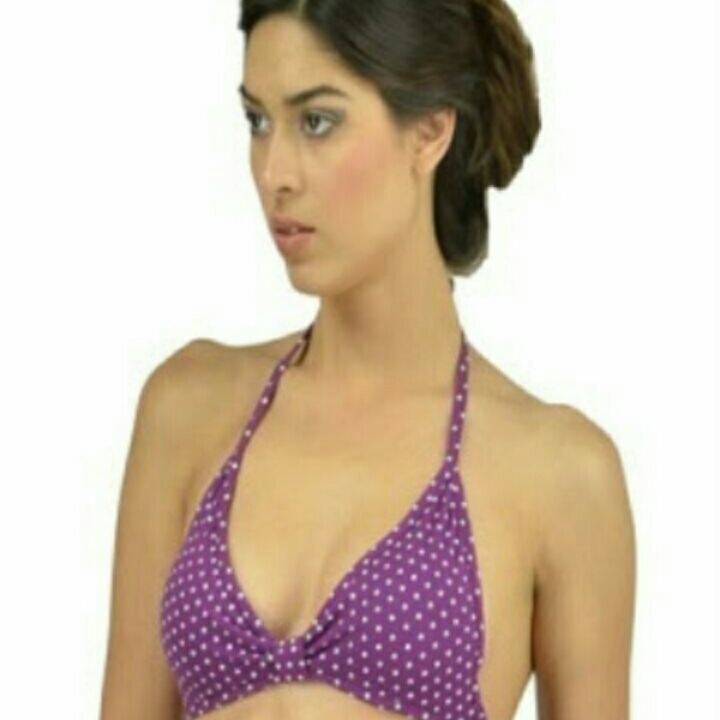 Dotted halter neck bra❤