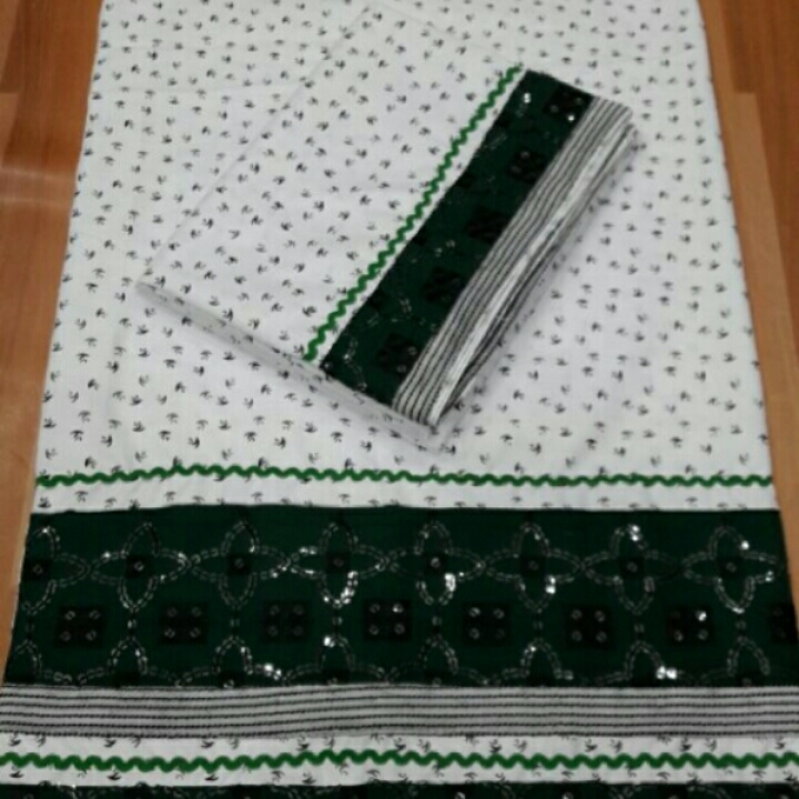  
Arvind cotton printed material 
beautiful chicken belt
