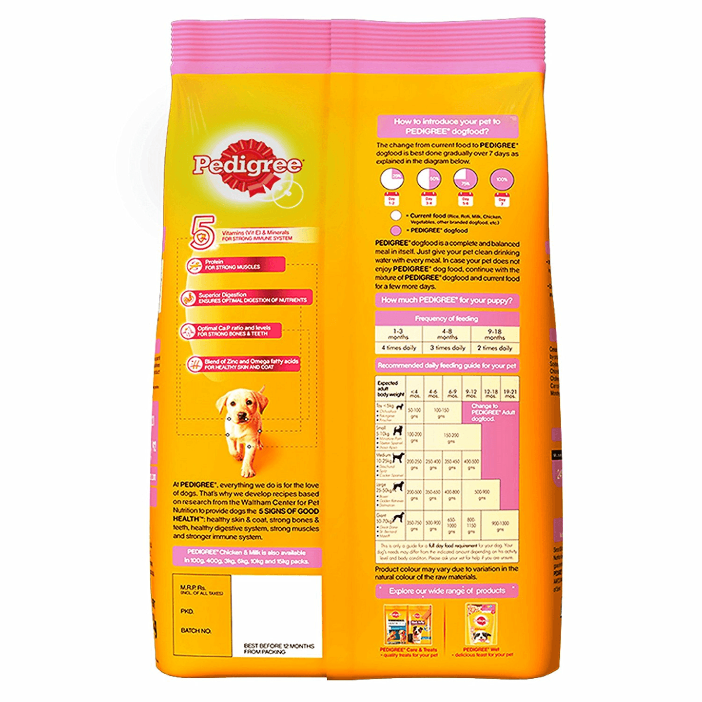 Pedigree Puppy Chicken and Milk 1.2 kg