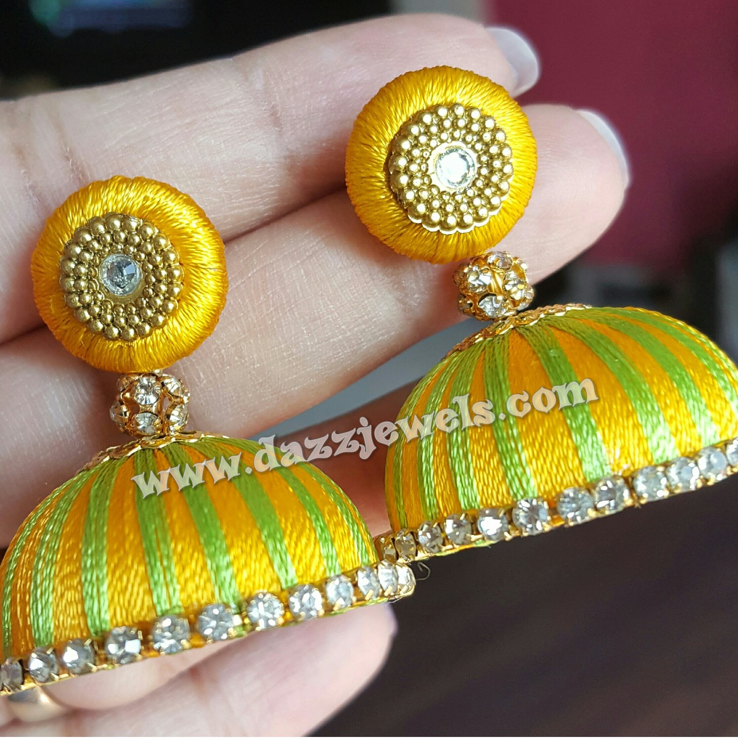 Silk Thread Jhumka 25