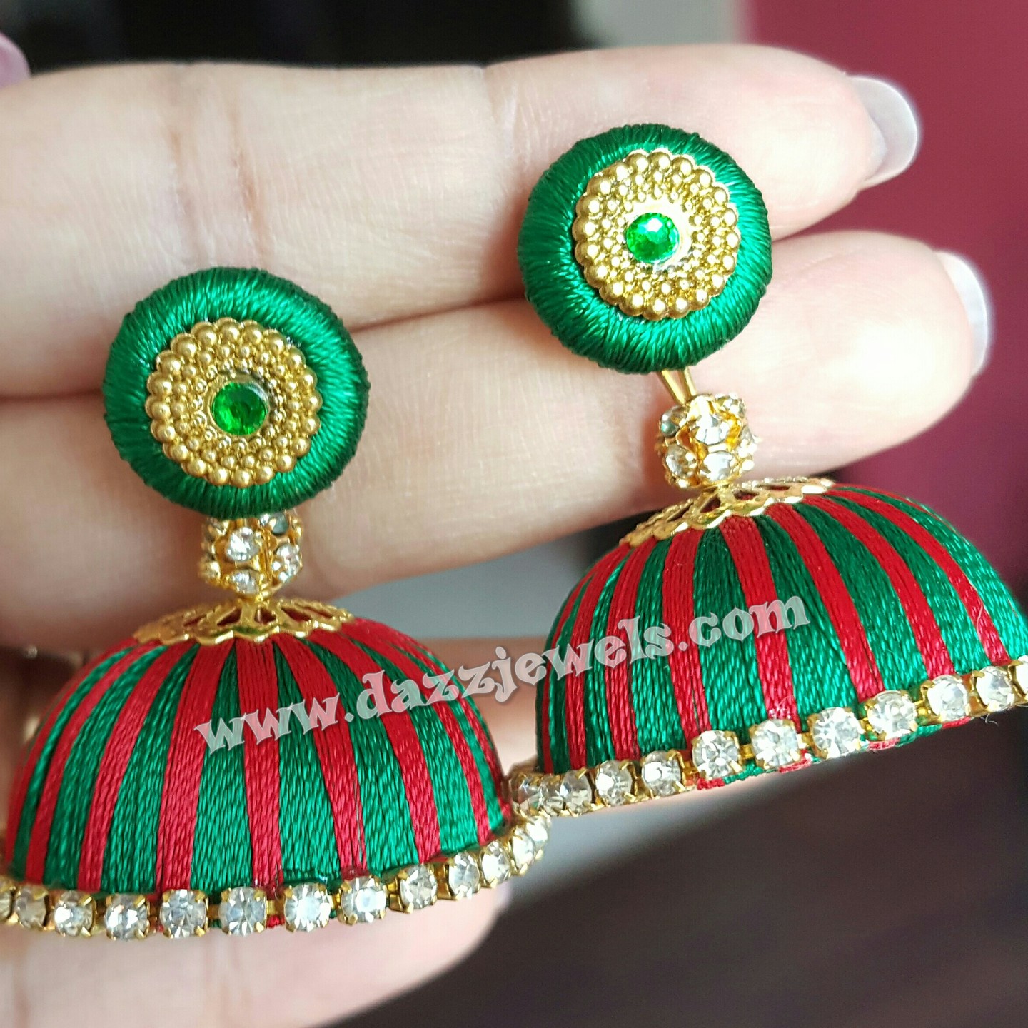 Silk Thread Jhumka 26