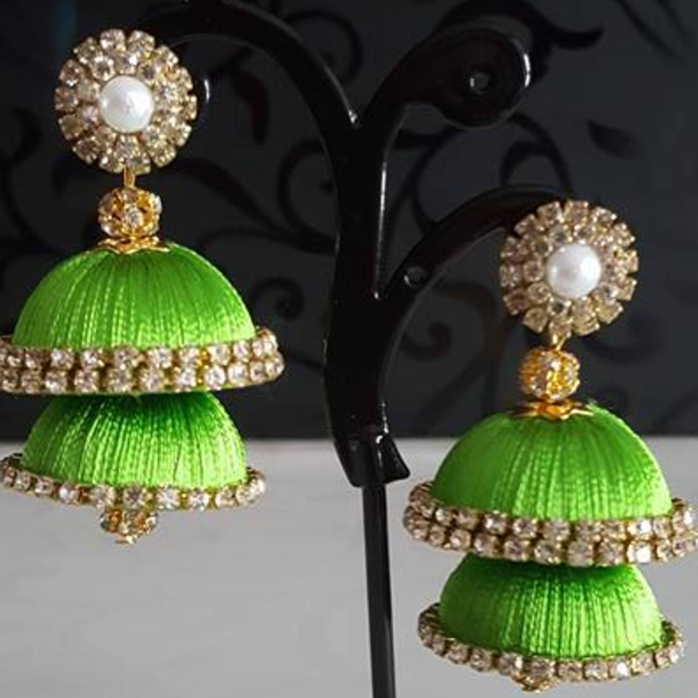 Silk Thread Jhumka 35