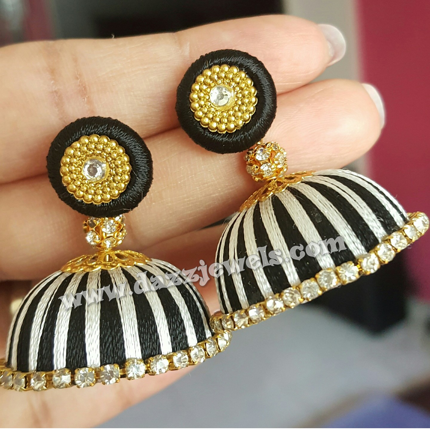 Silk Thread Jhumka 23