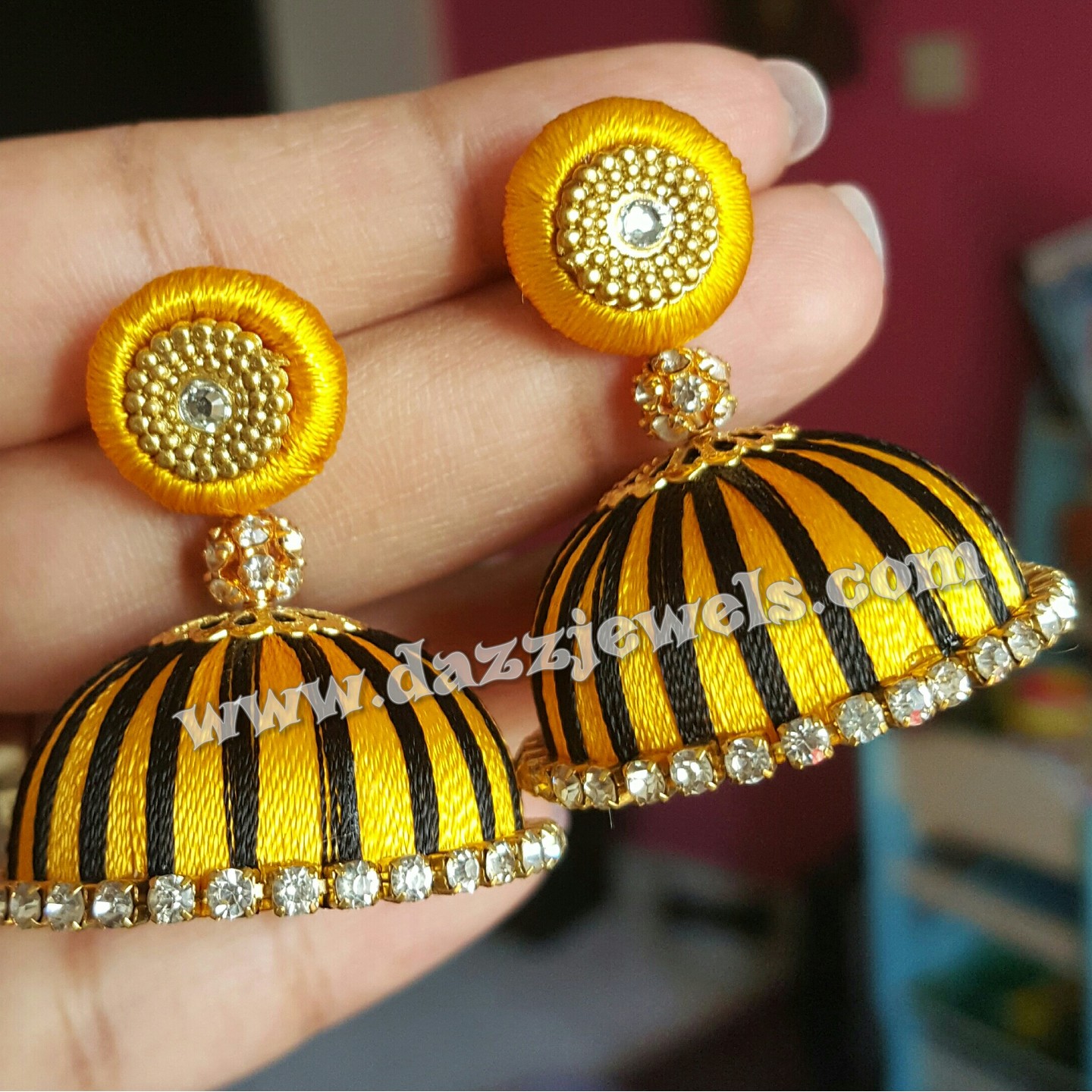 Silk Thread Jhumka 24