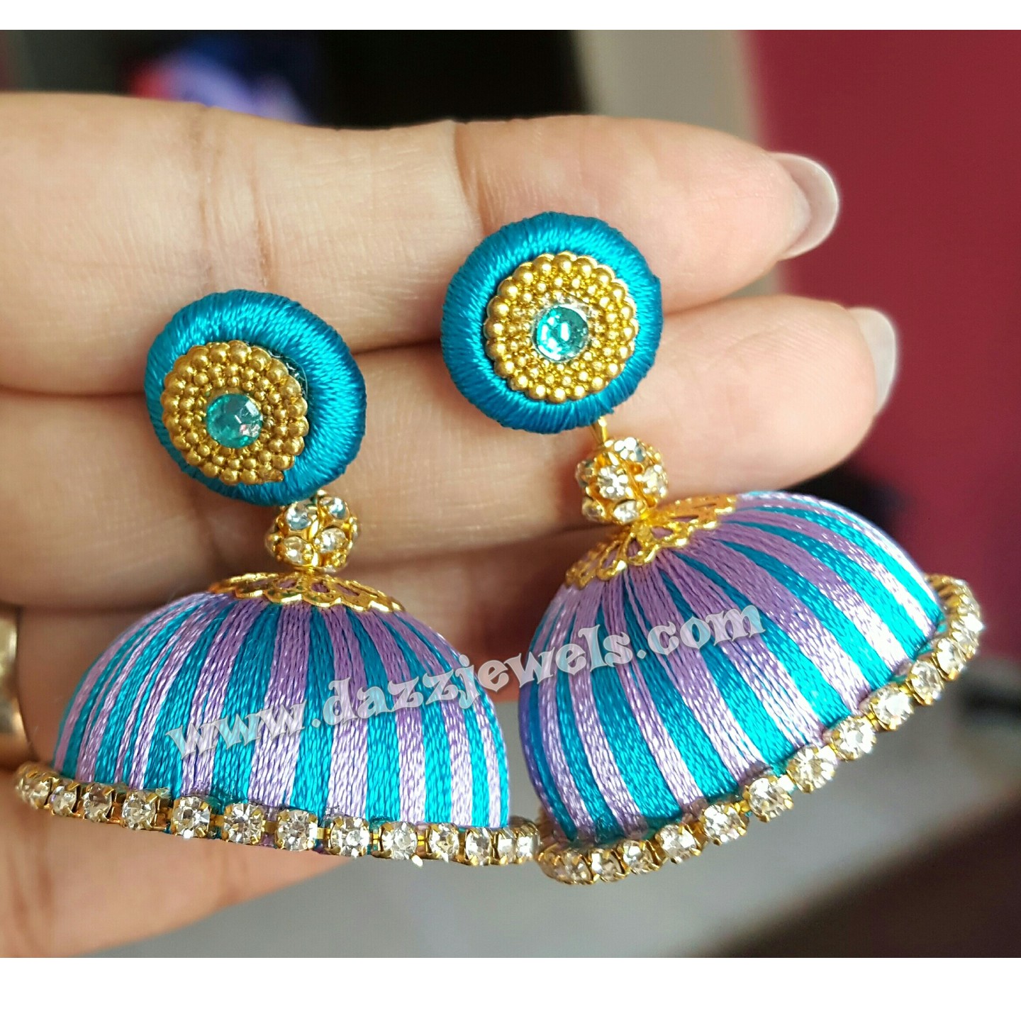 Silk Thread Jhumka 21