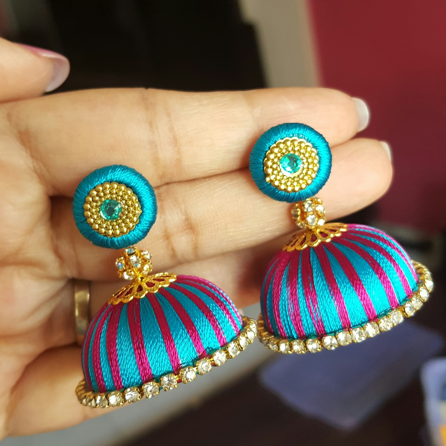 Silk Thread Jhumka 20