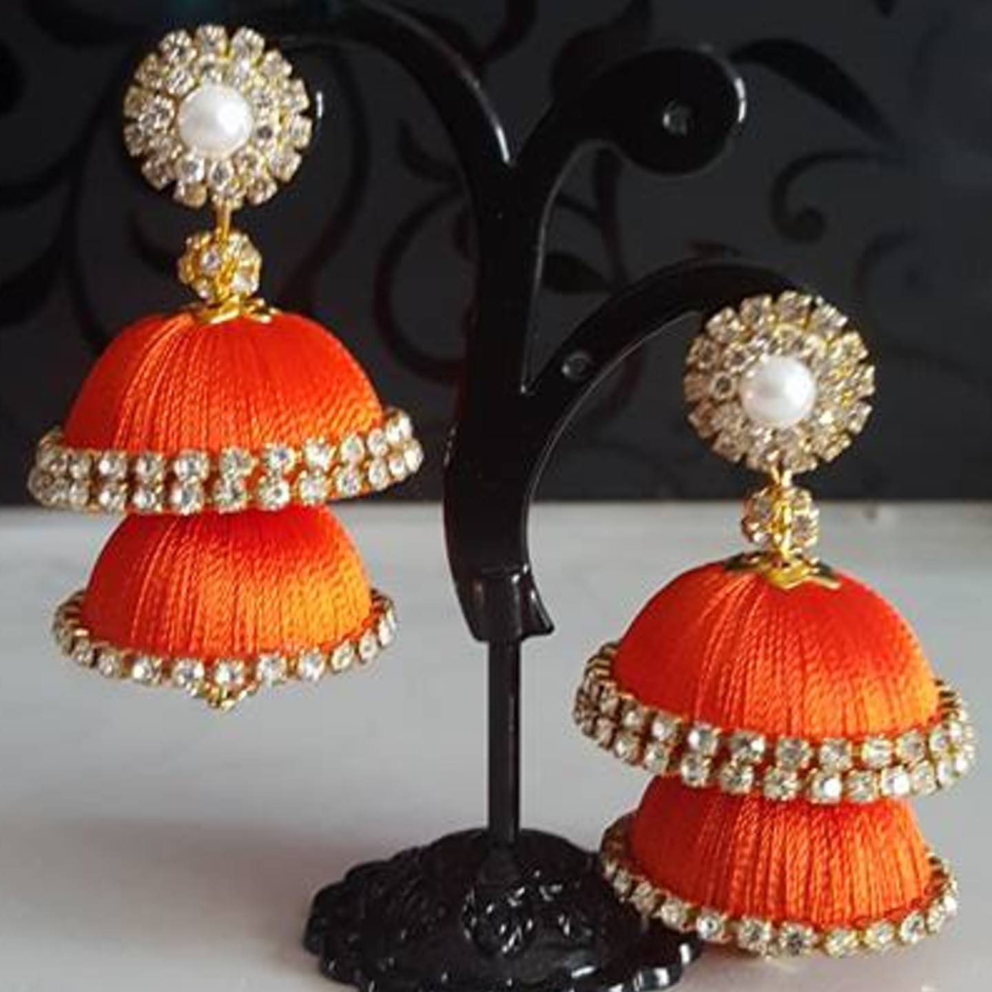 Silk Thread Jhumka 39