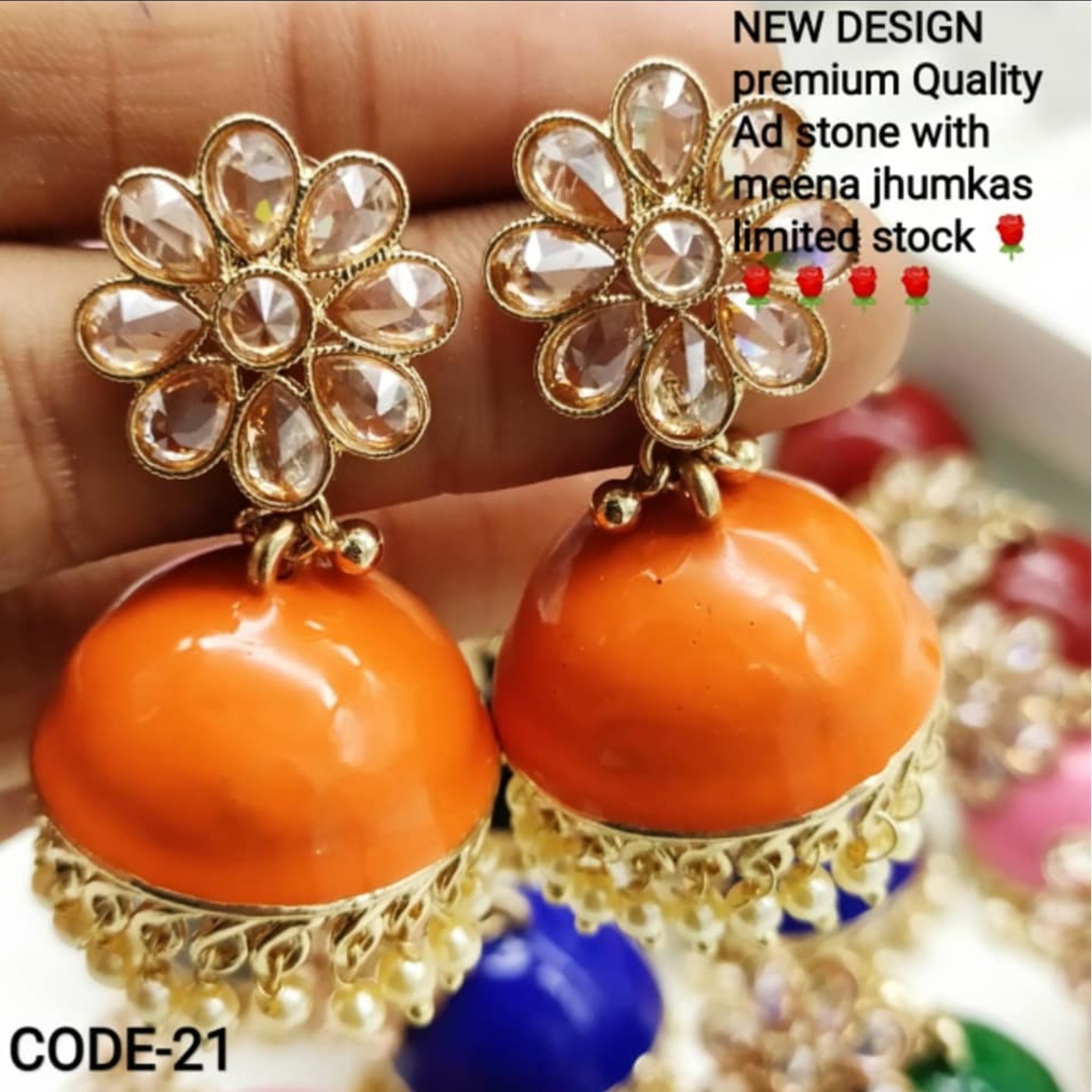 Meenakari Jhumka 6