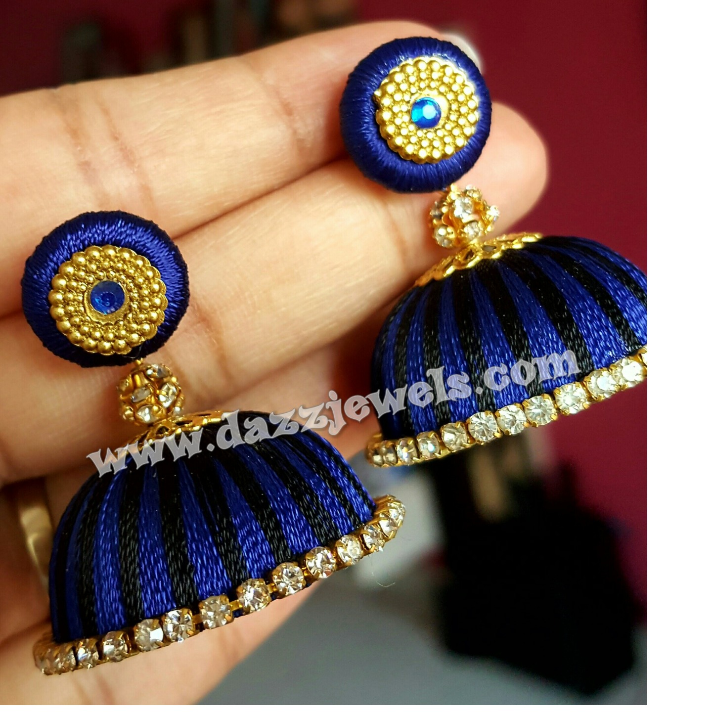 Silk Thread Jhumka 22