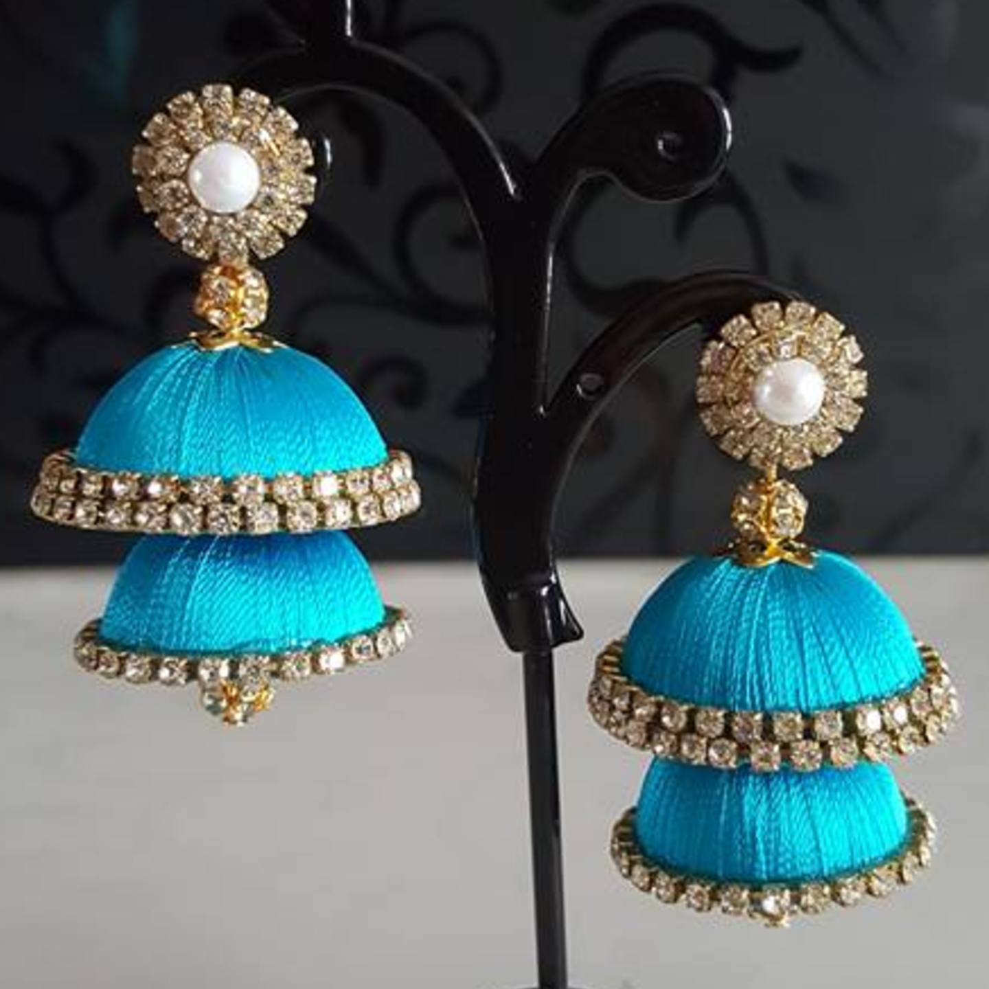 Silk Thread Jhumka 37