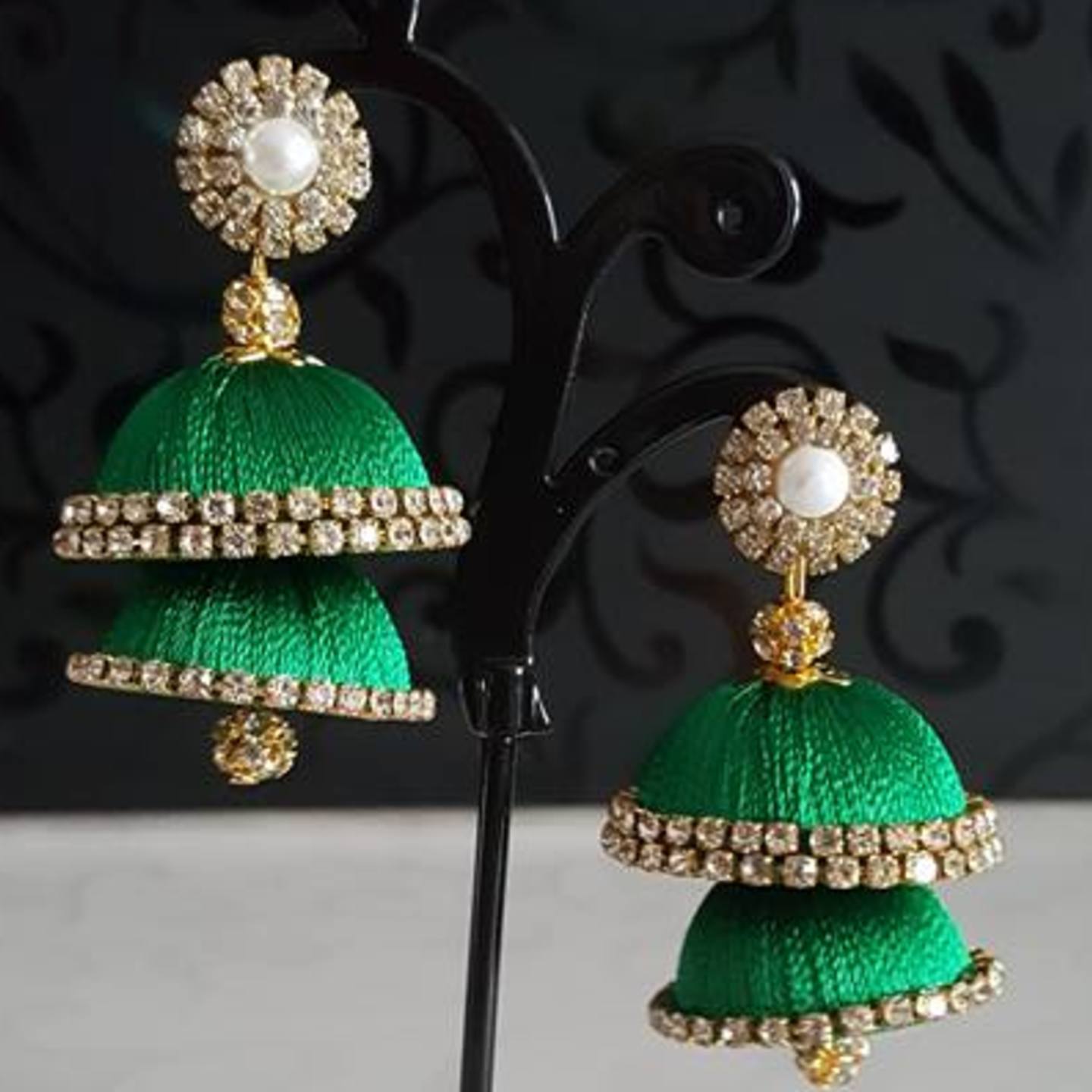 Silk Thread Jhumka 34