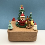 Reindeer Sled Christmas Music Box