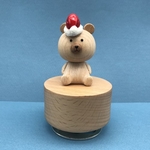 Mini Xmas Bear Music Box