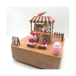 Hello Kitty Ice Cream Cart Music Box