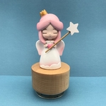 Angel with Star Music Box