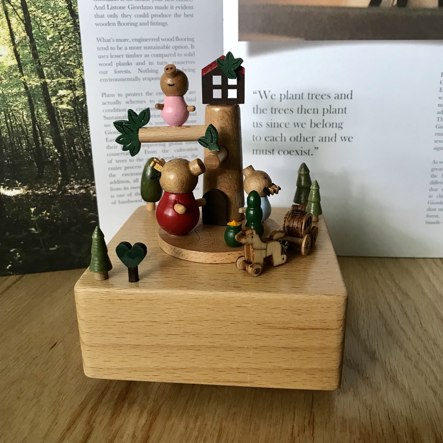 Tree House and Pig Music Box