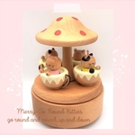 Merry Go Around Kitties Music Box