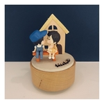 Couple and House Music Box
