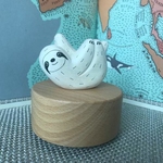 Wooden Polepole Sloth Music Box