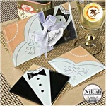 Bride & Groom Coaster Set