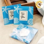 Seashell Glass Coaster Set