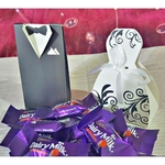 Bride & Groom Cadbury Strawberry Treat