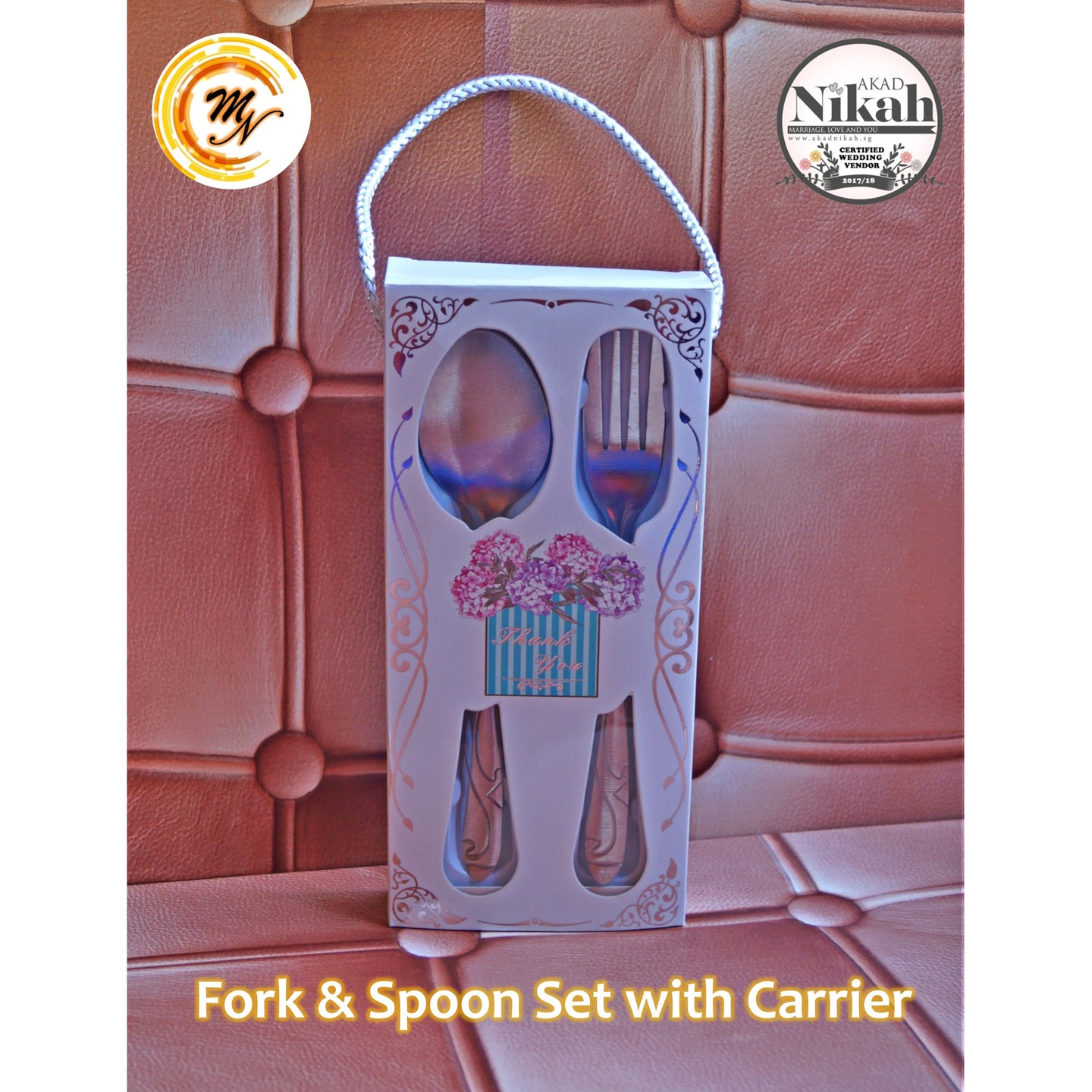 Fork and Spoon Set with Carrier