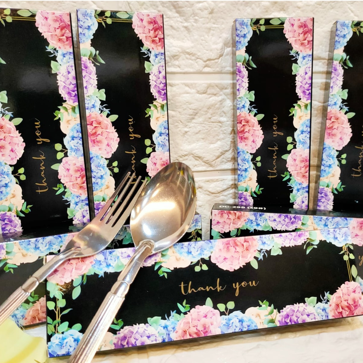 Fork & Spoon Floral Box