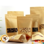 Peanuts in Kraft Ziplock Bags