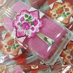 Towel with Mini Fork Set