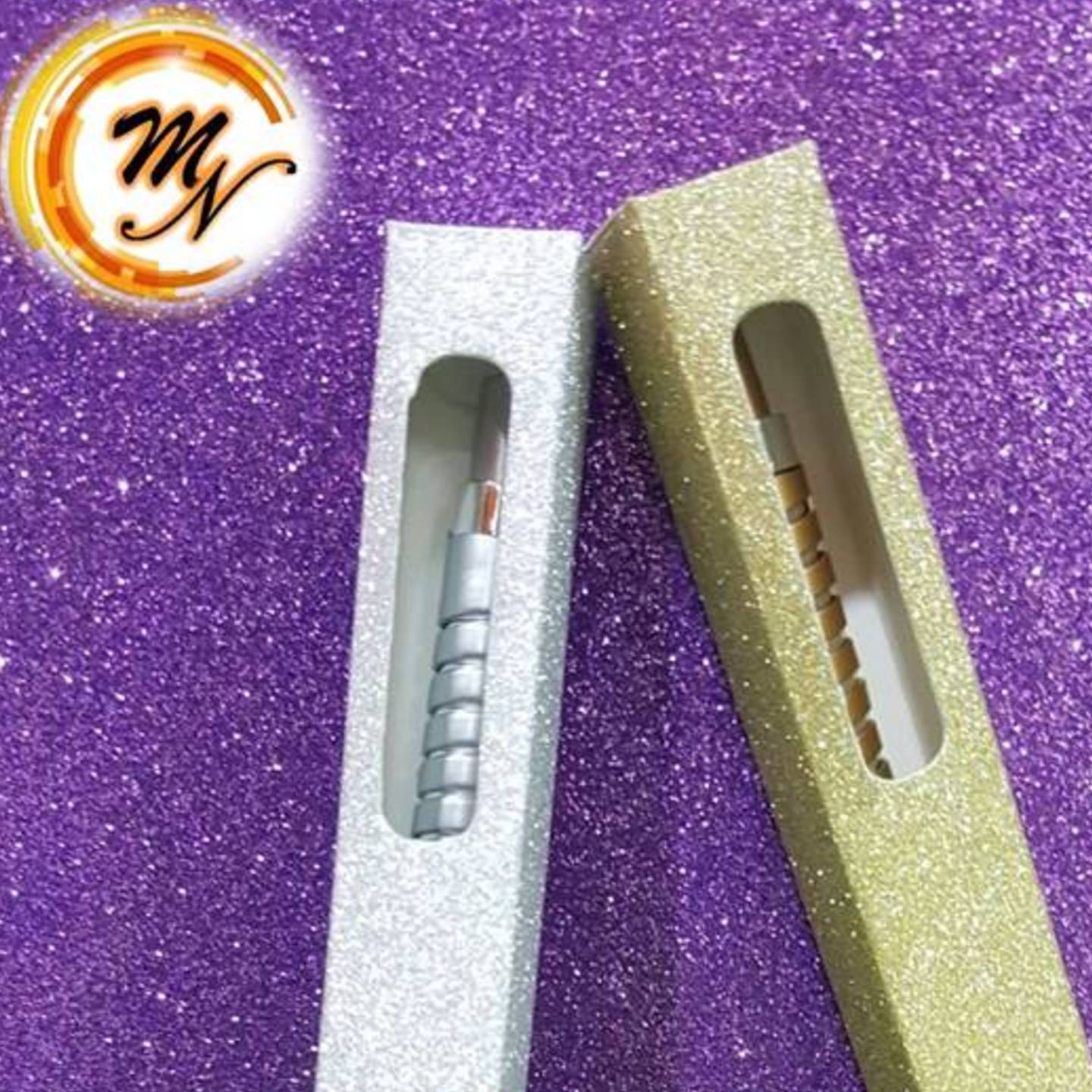 Ballpoint Pen in Glitter Box (Gold/Silver)