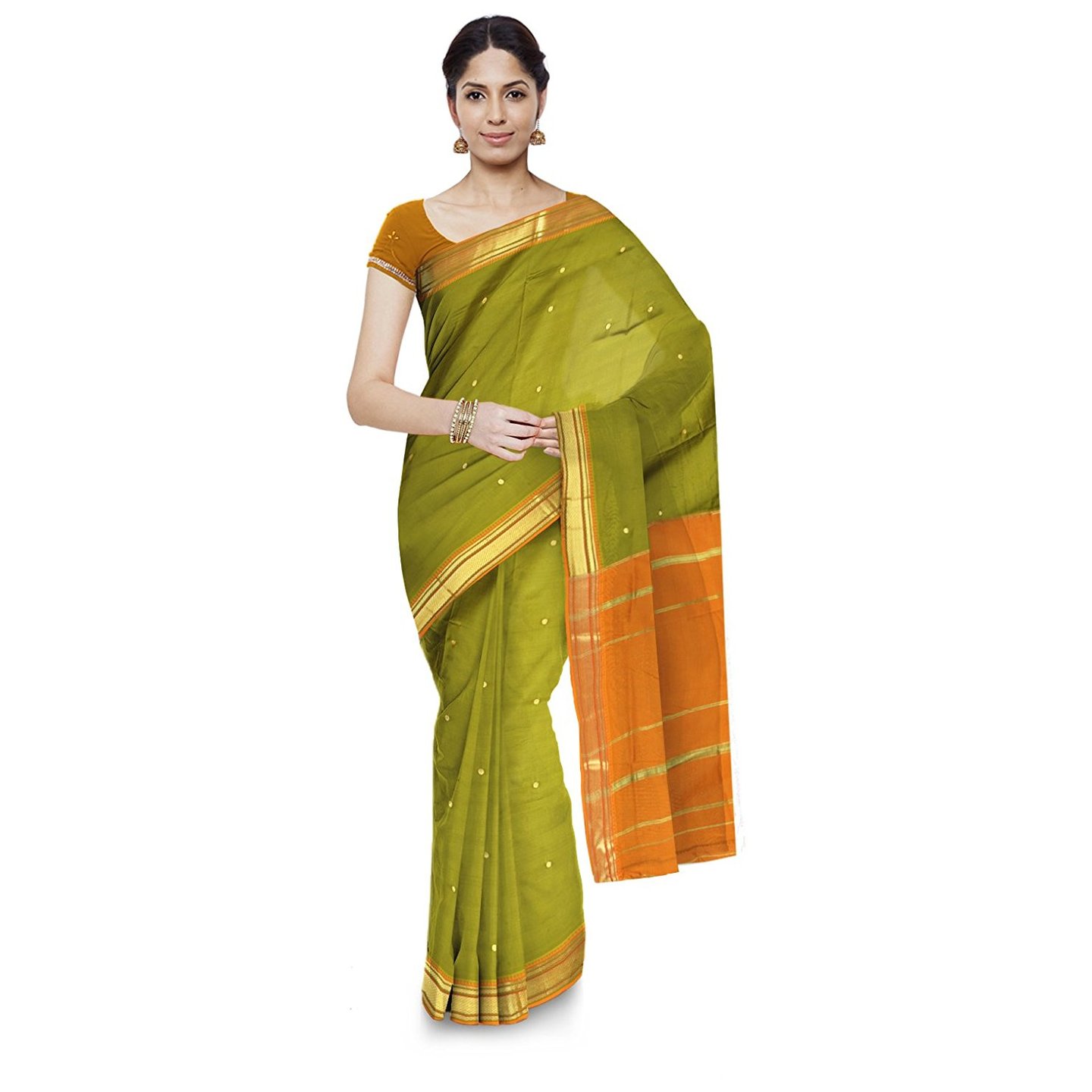 Korie Pune Saree (Green)- KP7_28