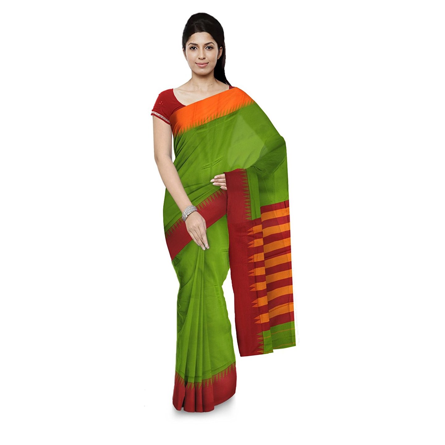 Korie Pune Saree (Green)- KP7_33