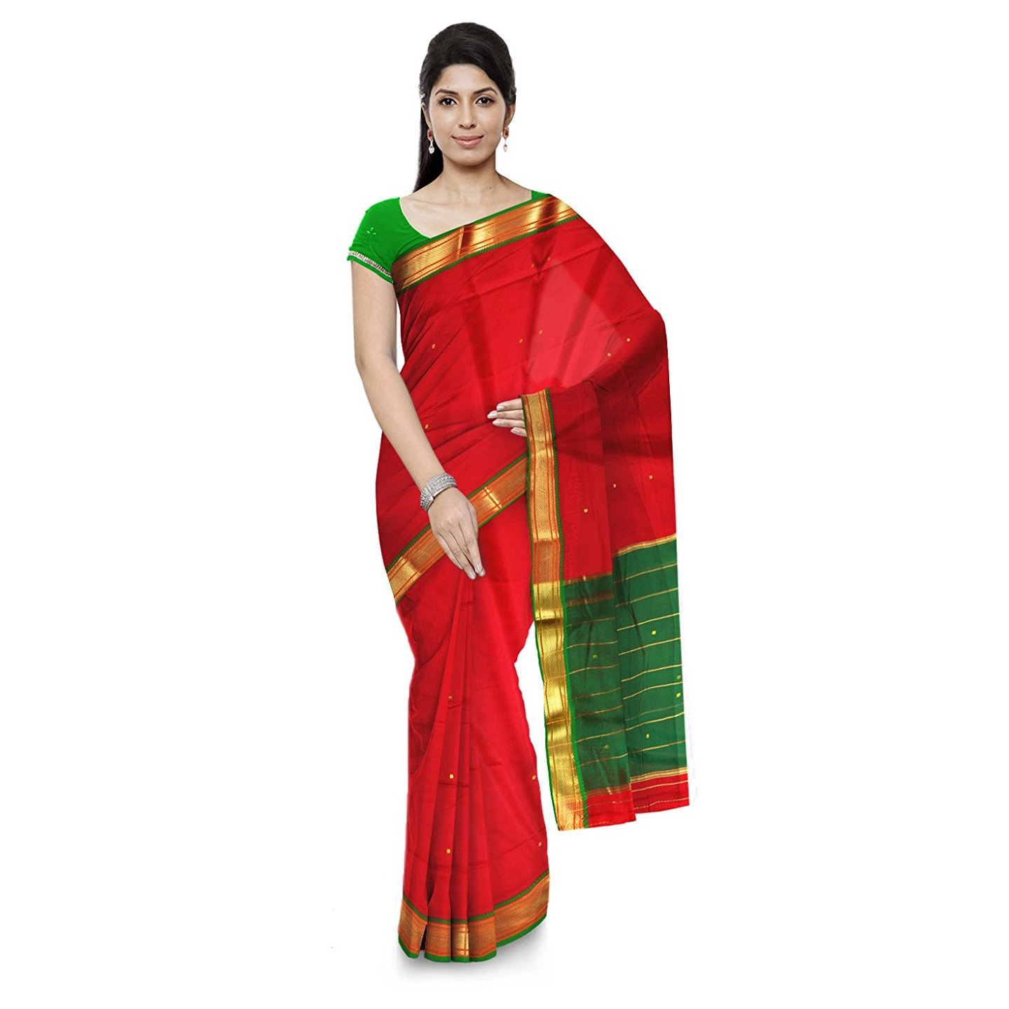 Korie Pune Saree (Red)- KP7_27