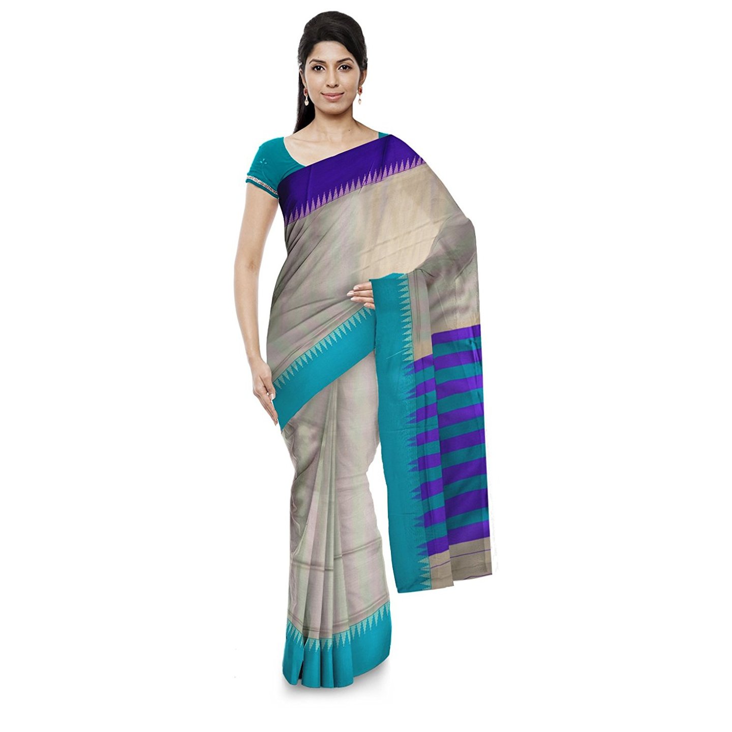 Korie Pune Saree (Grey)- KP7_38