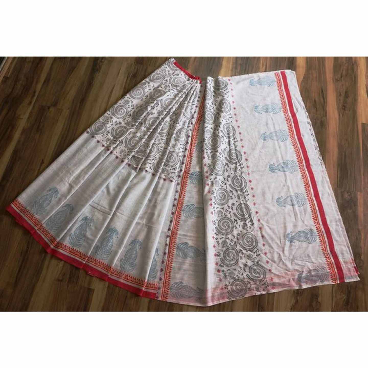 Hand Block Print Saree for Womens Wear – BAISHAKHI