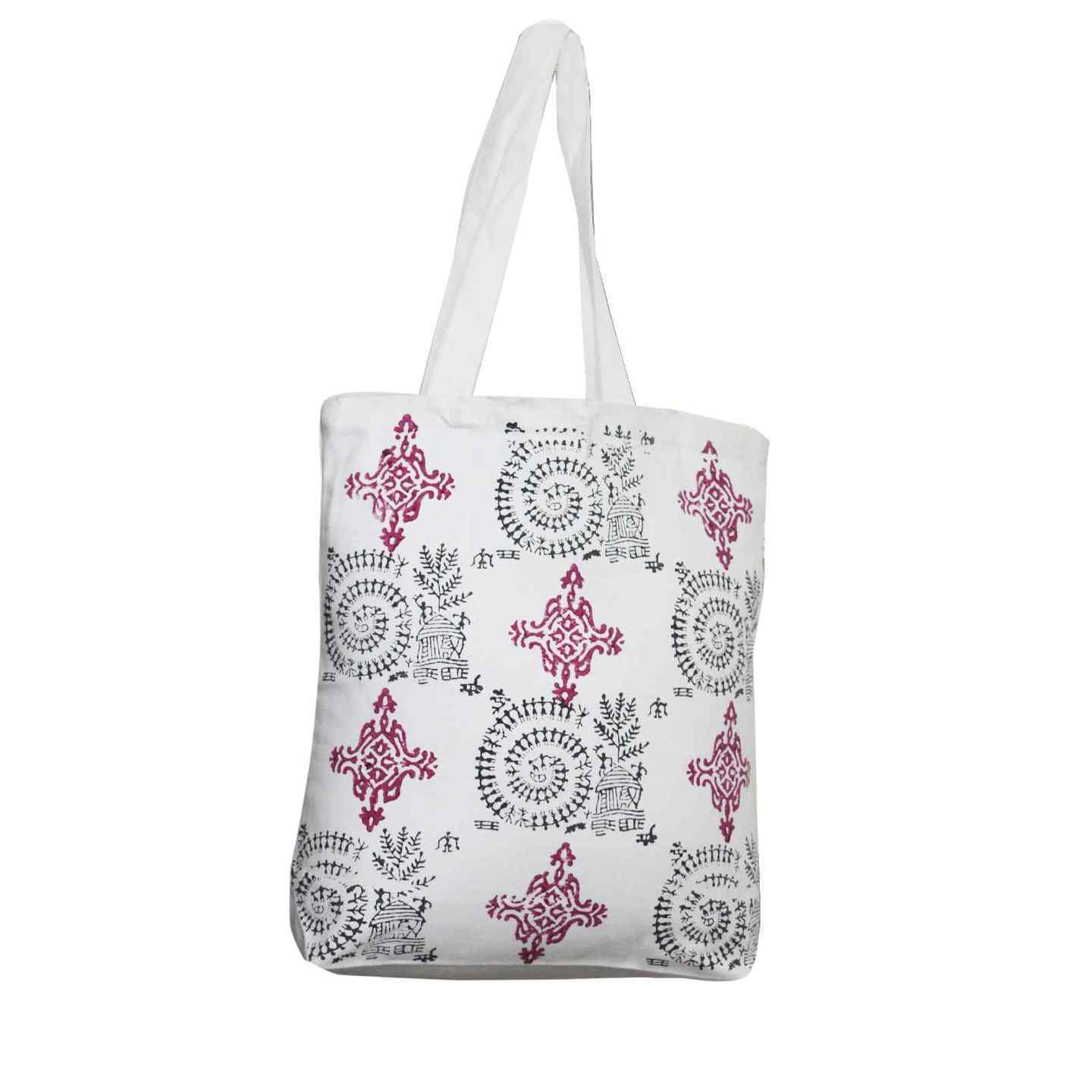 Hand Block Print Canvas Tote Bags – FOLK