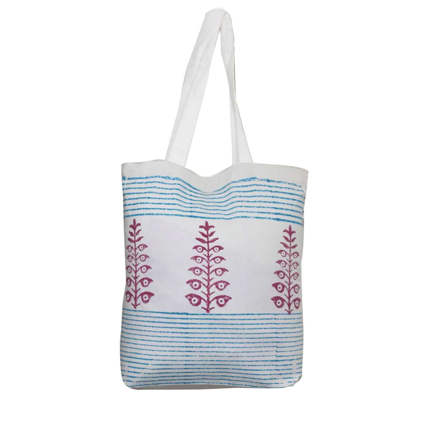 Hand Block Print Canvas Tote Bags – GOLDEN EAVES