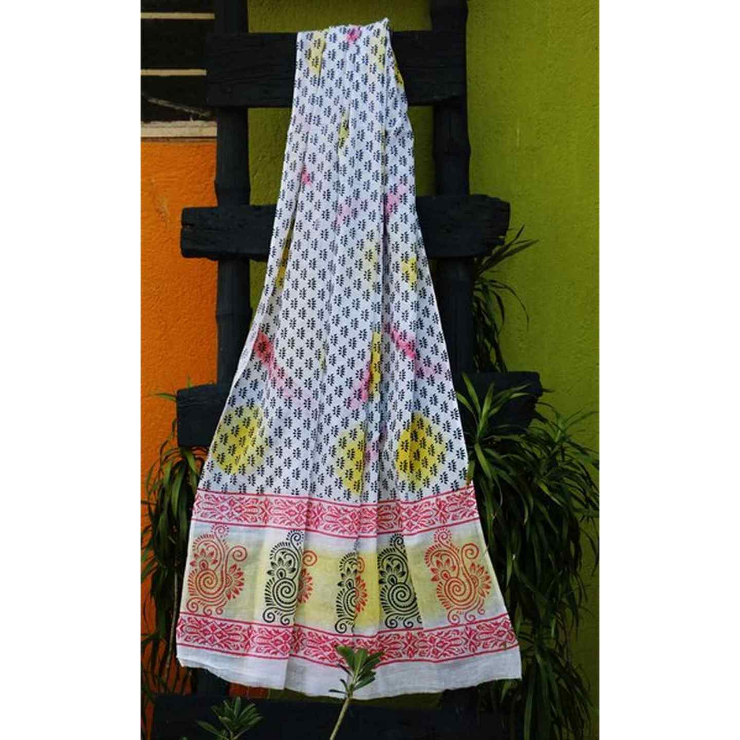 Hand Block Print Dupatta / Stole / Sarongs / Pareos for Women’s – MOTIVE FLOWER