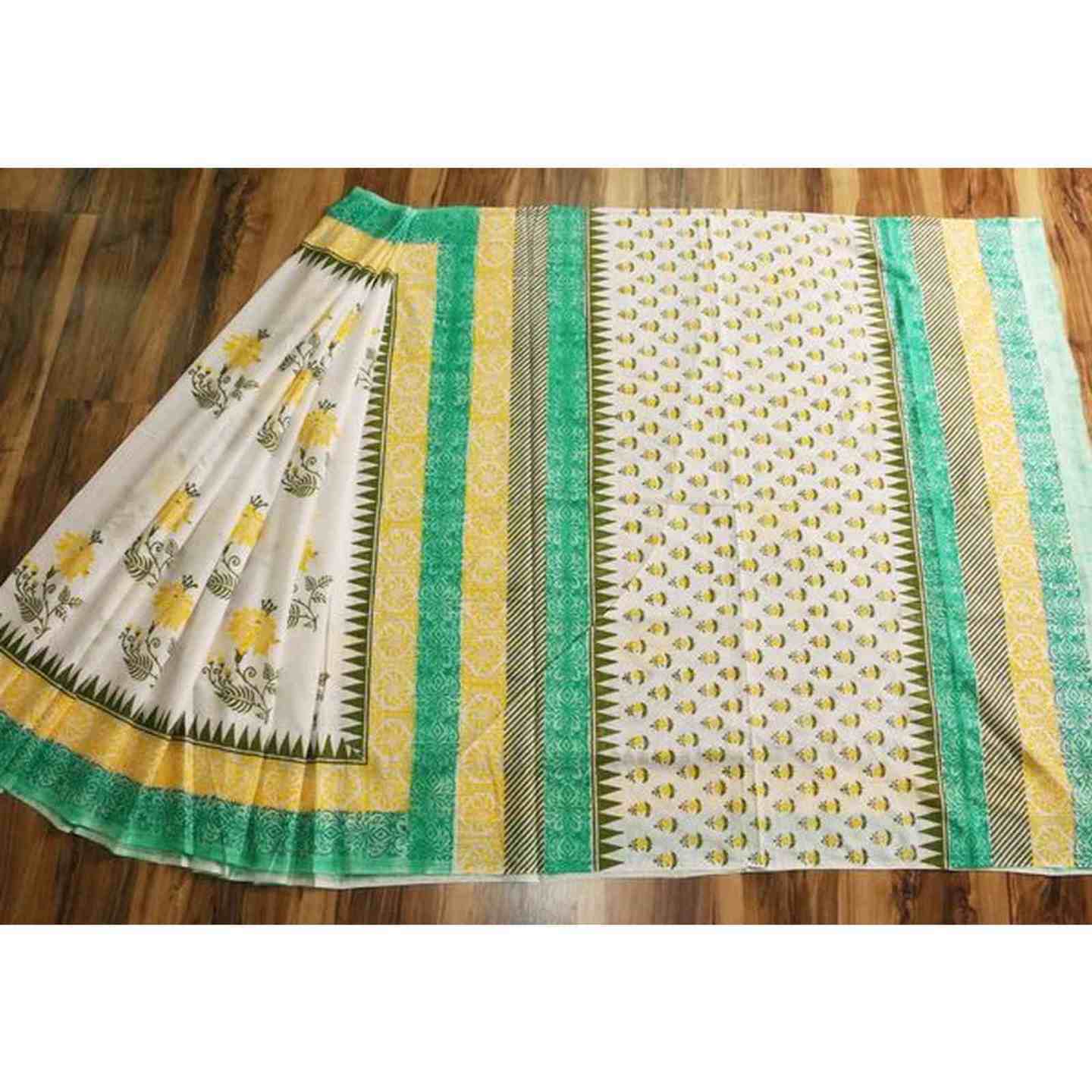 Hand Block Print Saree for Womens Wear – BAISHAKHI