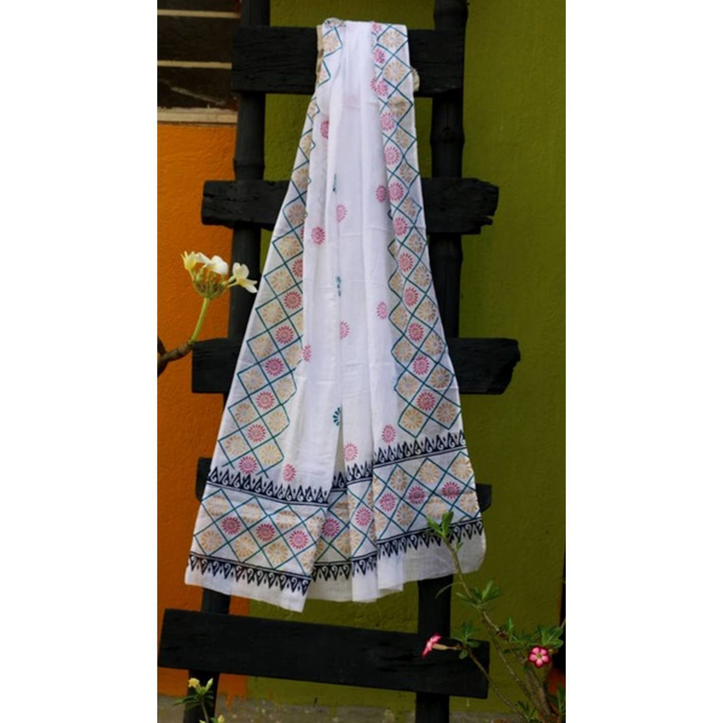 Hand Block Print Dupatta / Stole / Sarongs / Pareos for Women’s – CHOKER