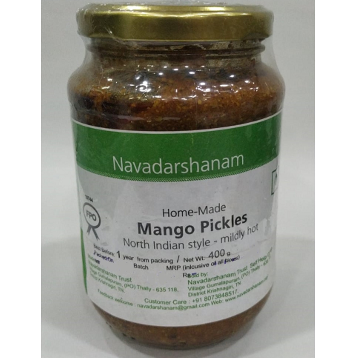 Navadarshanam Mango Pickle North Indian Style
