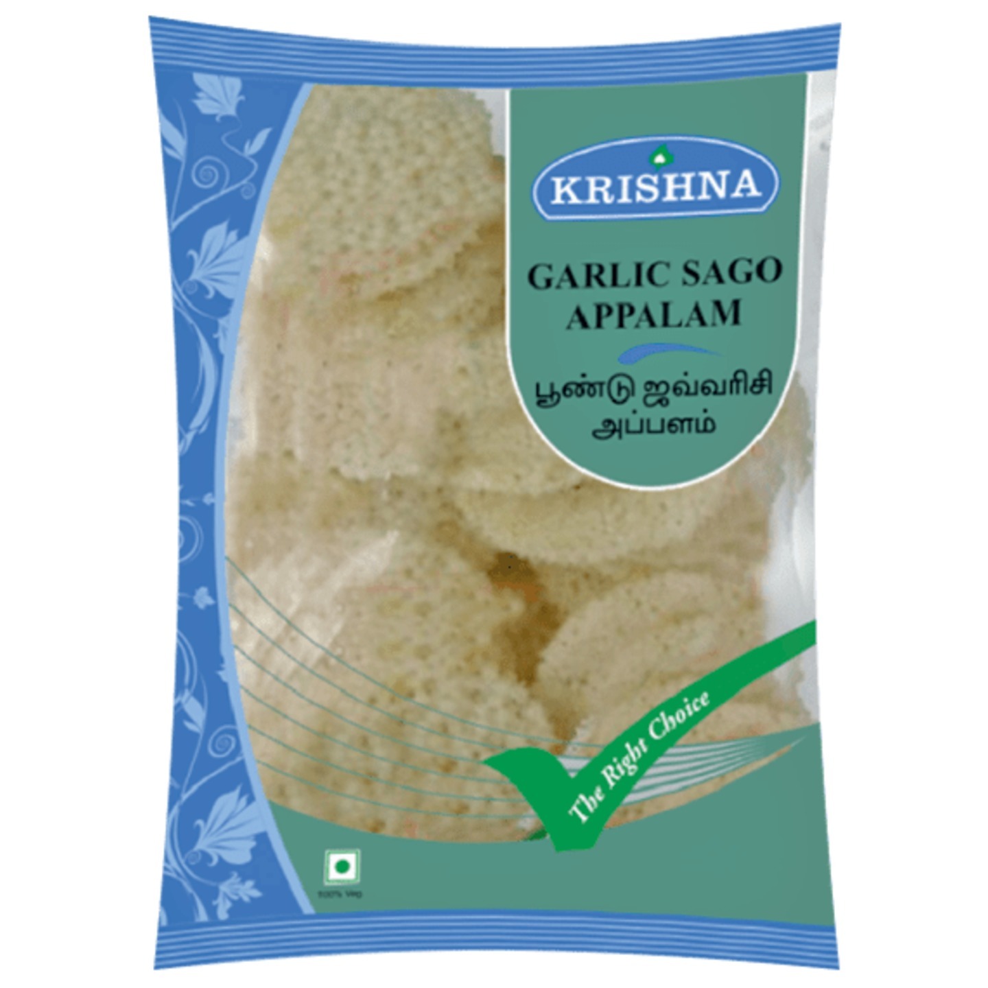 Krishna Garlic Sago Papad