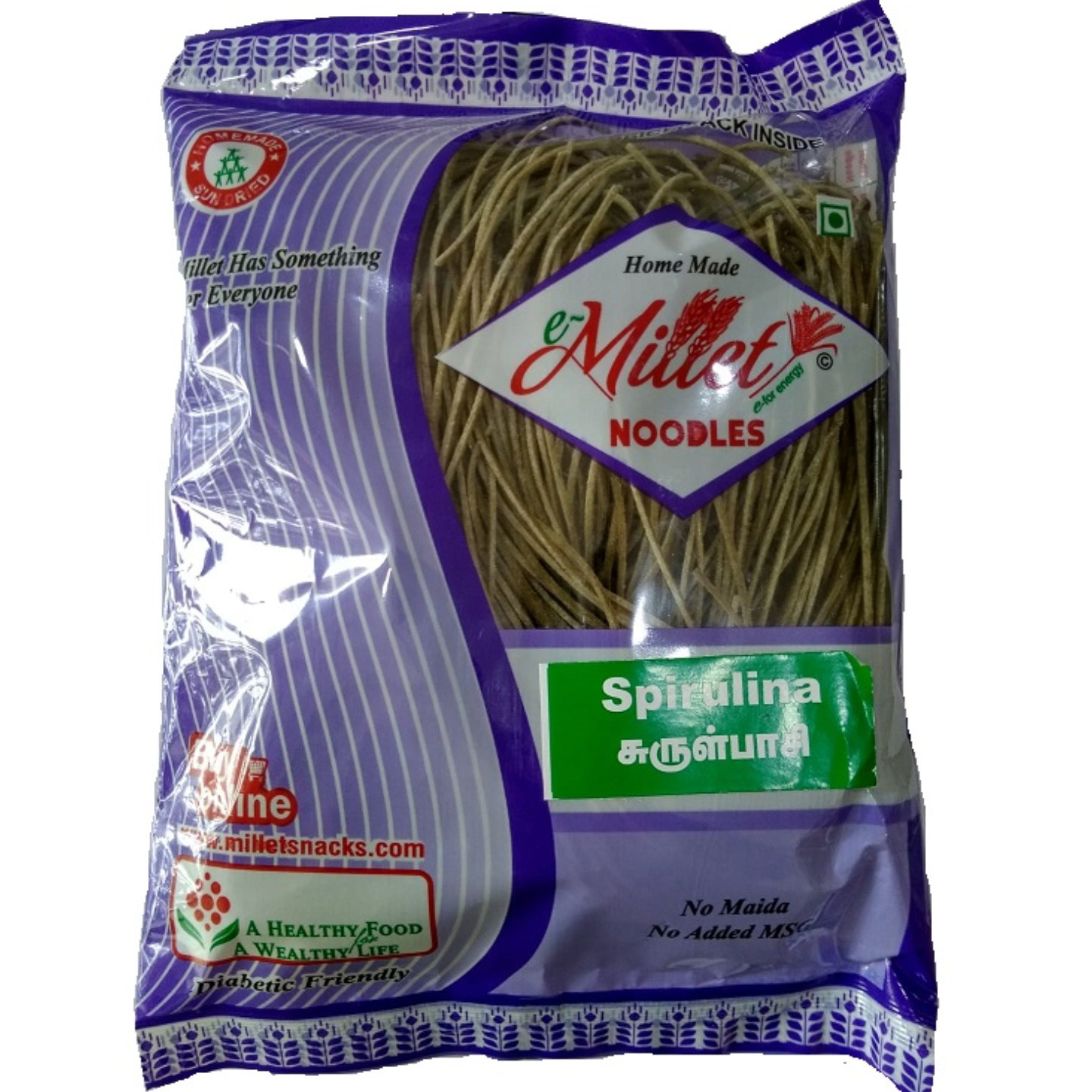 Spirulina Millet Noodles